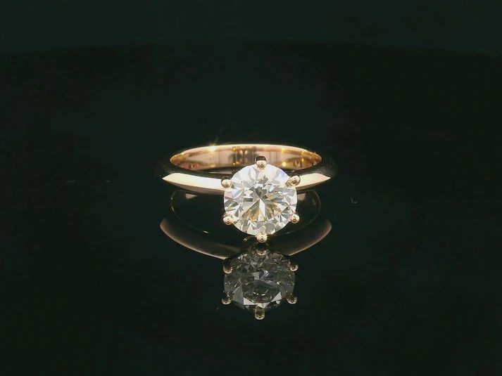 DIAMOND ROUND SOLITAIRE RING(LAB)2.02CT