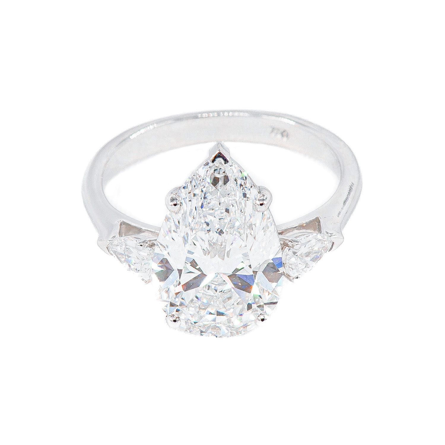 5.03CT LAB-GROWN PEAR E/VS1