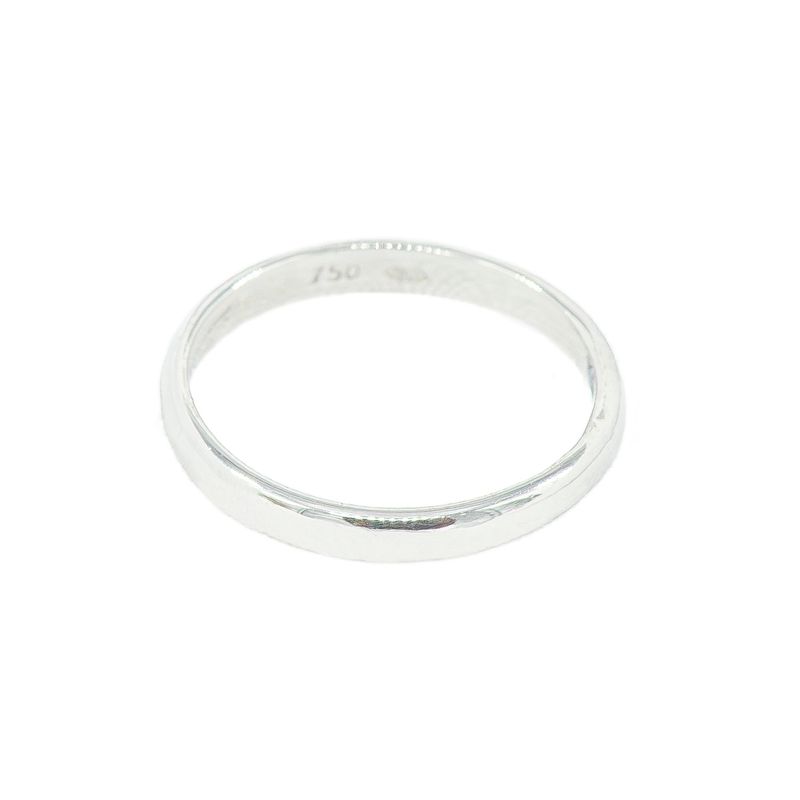 18K White Gold Band