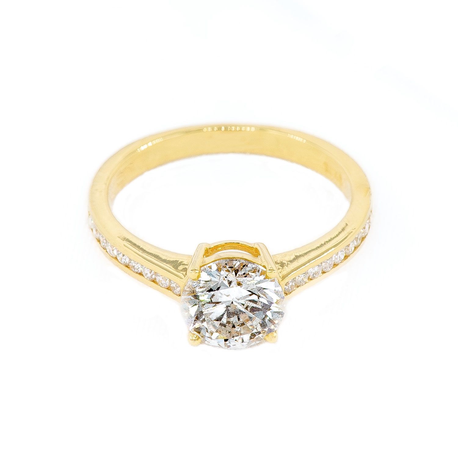 1.52CT NATURAL-GROWN ROUND G-H/SI