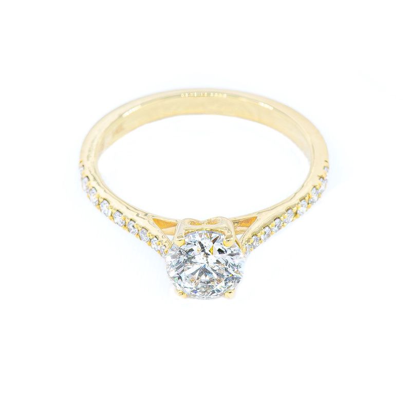 1.01CT NATURAL-GROWN ROUND G-H/SI