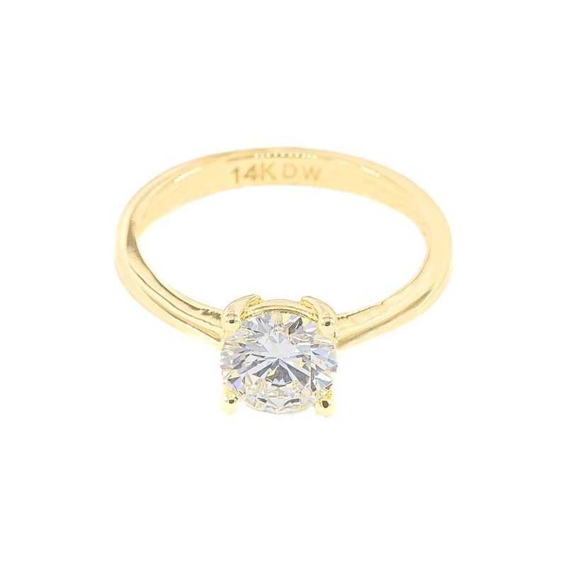 1.01CT ROUND NATURAL-GROWN G-H/SI