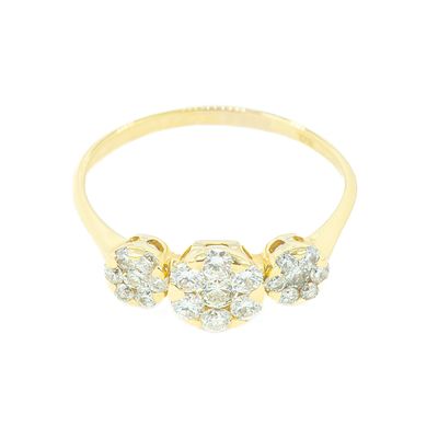 DIAMOND RING NATURAL MULTI STONE