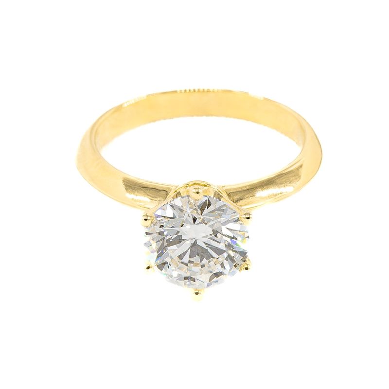 2.56CT ROUND LAB-GROWN E/VS2