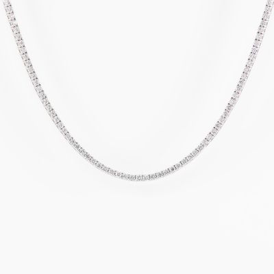 DIAMOND TENNIS NECKLACE(LAB)5.18CT