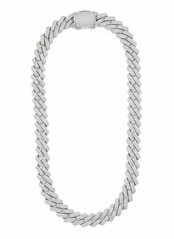 SILVER CUBAN CHAIN (925)