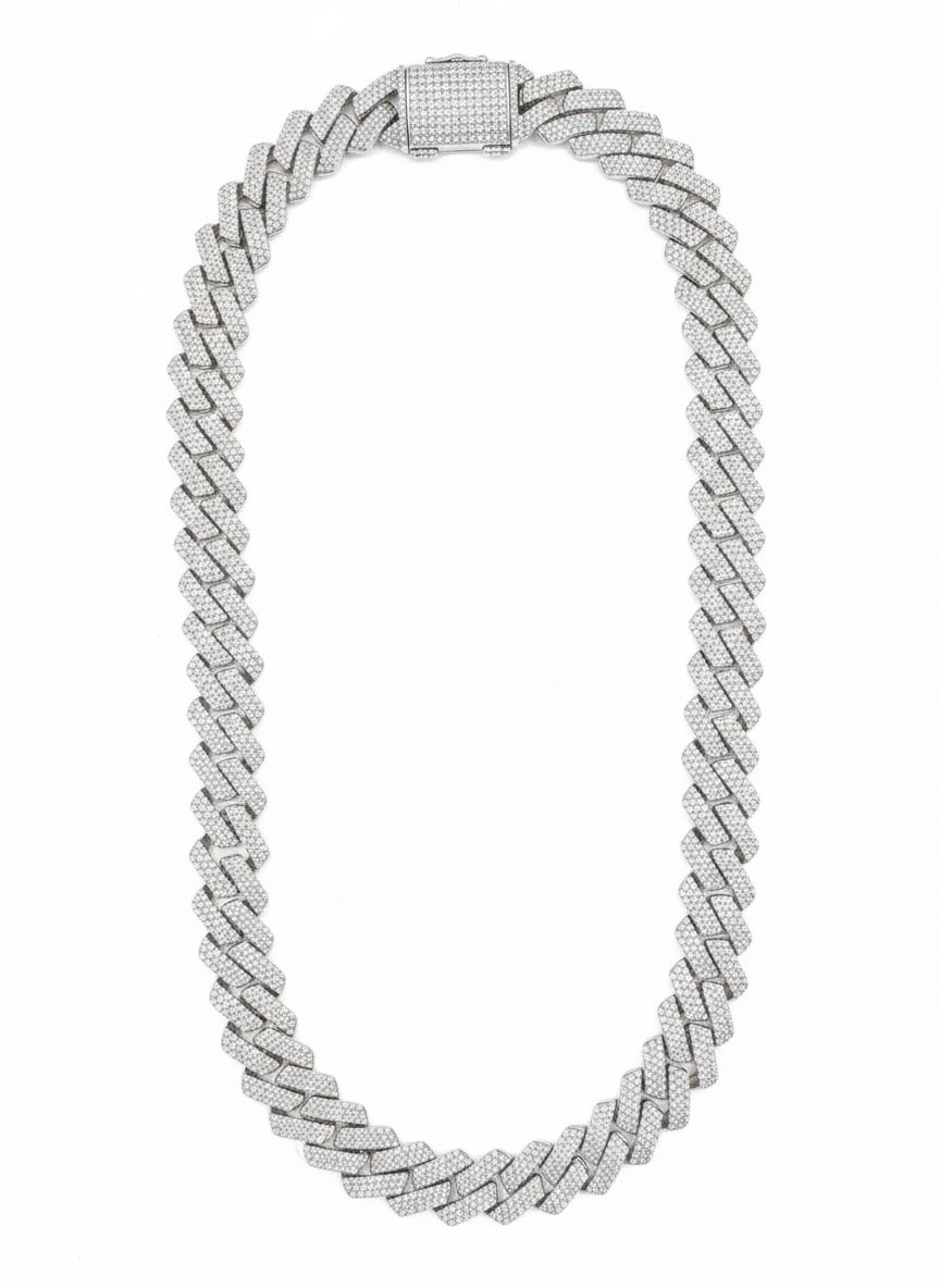 SILVER CUBAN CHAIN (925)