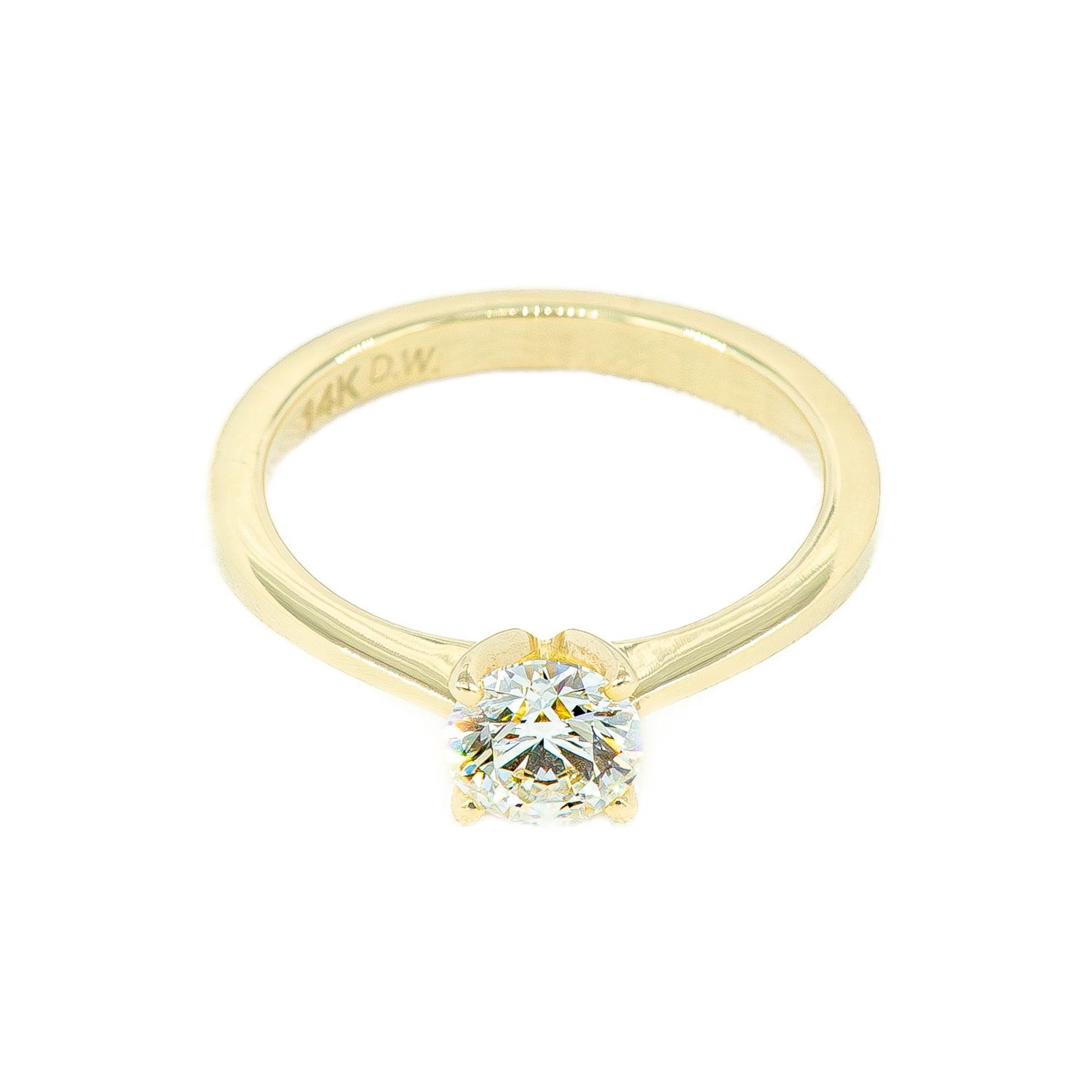 0.77CT ROUND LAB-GROWN D/VS2