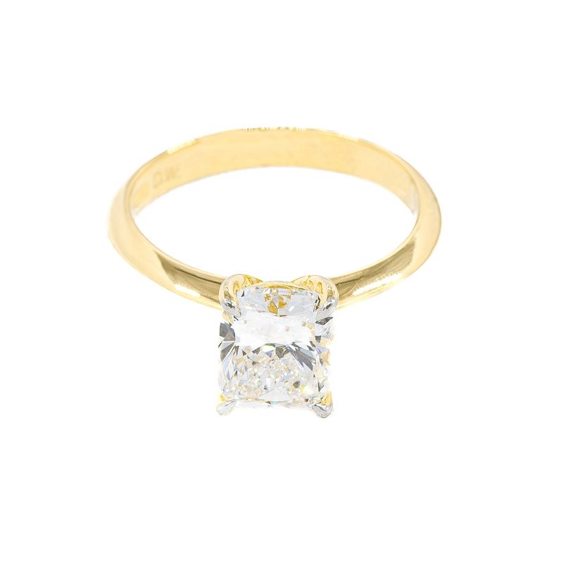 2.01CT ELONGATED CUSHION CUT LAB-GROWN F/VS1