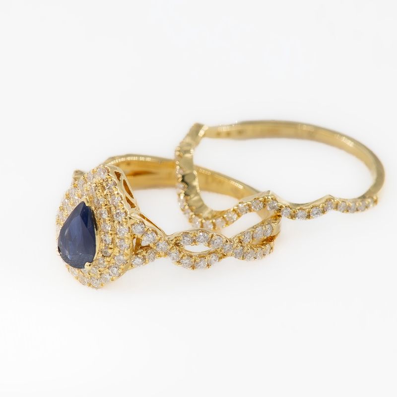 0.50CT NATURAL-GROWN PEAR-DROP SAPPHIRE