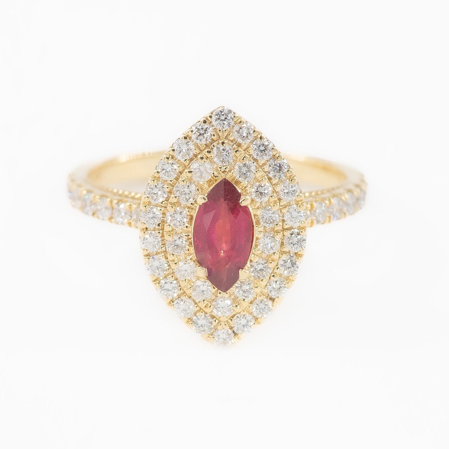 0.65CTNATURAL-GROWN MARQUISE RUBY
