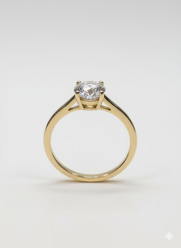 1.53CT ROUND NATURAL-GROWN G-H/SI