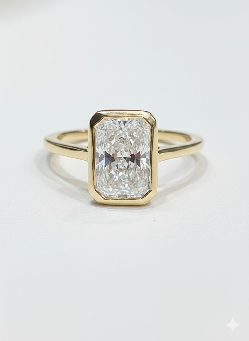 2.54CT BEZEL RADIANT LAB-GROWN F/VS1