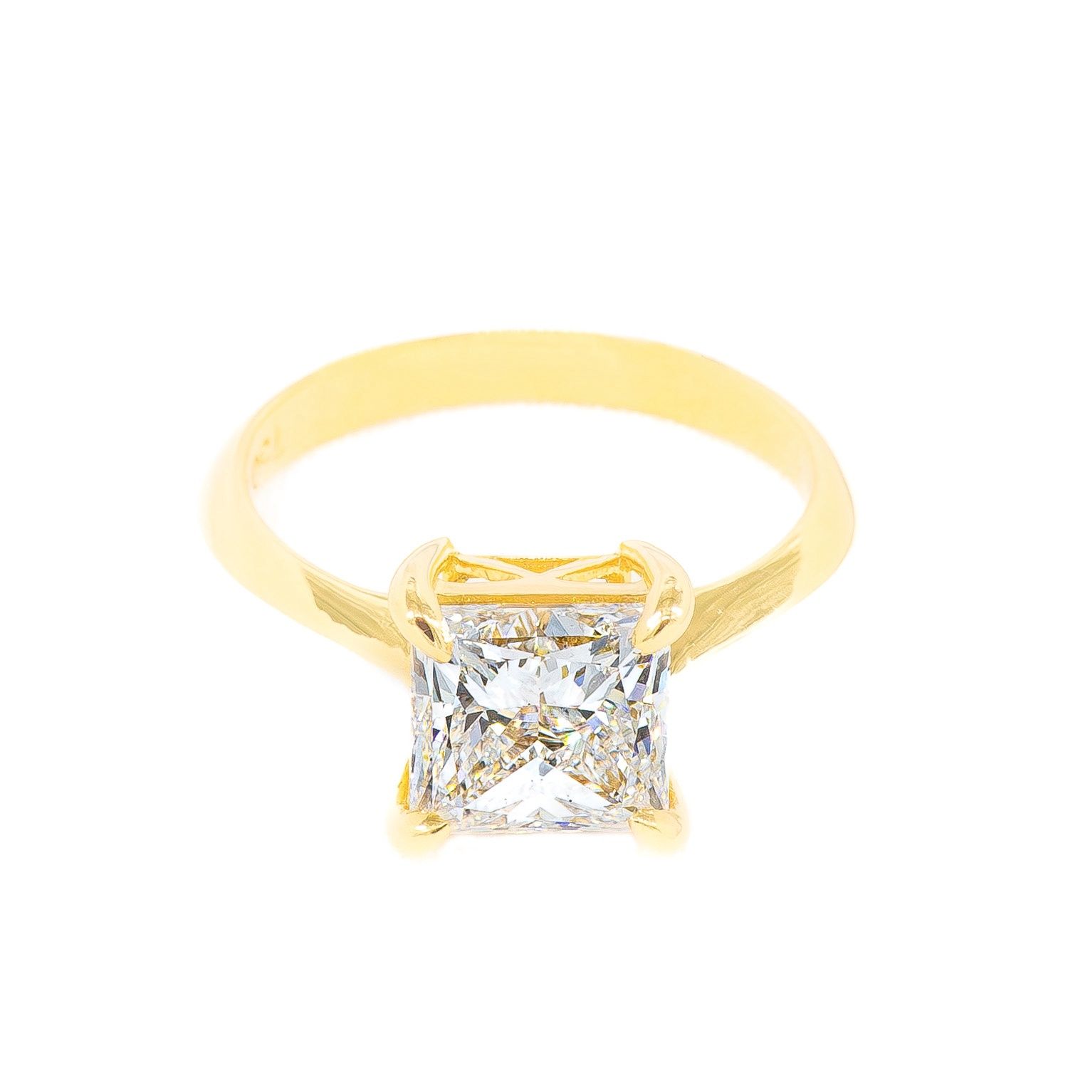 2.50CT PRINCESS LAB-GROWN F/VS1