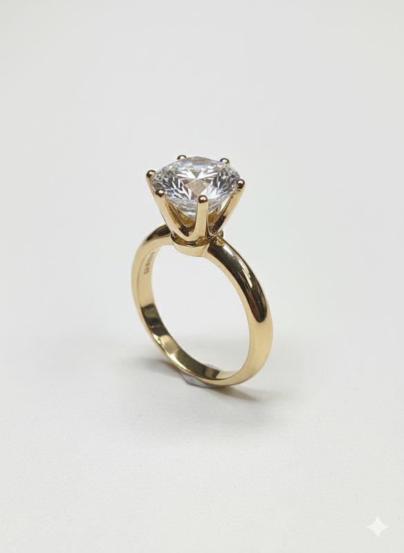 4.10CT ROUND LAB-GROWN F/VS2