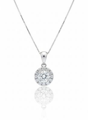 DIAMOND PENDANT(NATURAL)D0.65CT SD0.39CT