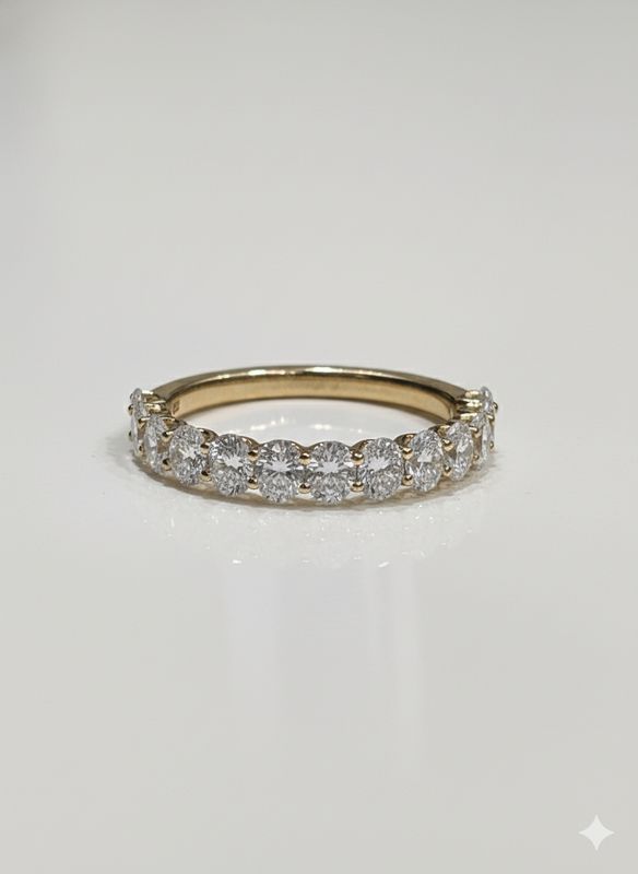 1.47CT LAB-GROWN OVAL F/VVS