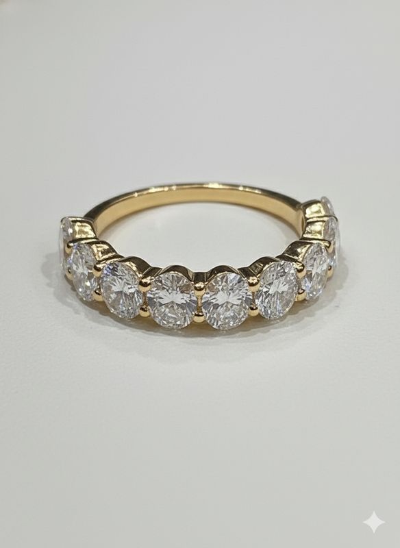 1.99CT LAB-GROWN OVAL E-F/VVS