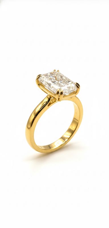 5.00CT LAB-GROWN RADIANT F/VS