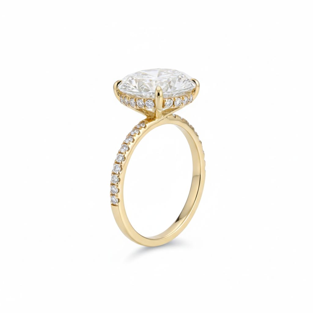 3.07CT LAB-GROWN OVAL E/VS