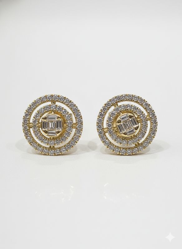 0.59CT NATURAL-GROWN ROUND-BAGUETTE G-H/SI