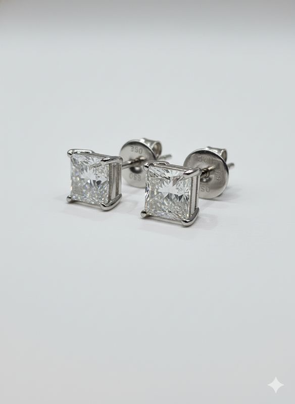 3.02CT LAB-GROWN PRINCESS F/VS1