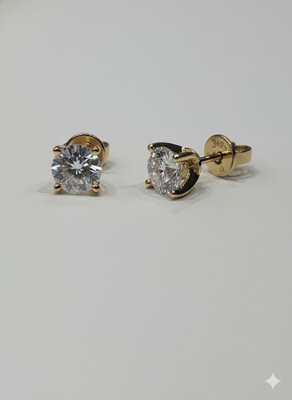1.54CT LAB-GROWN ROUND E/VS1