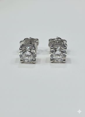 DIAMOND STUD EARRING LAB GROWN