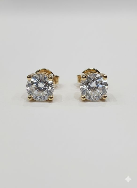2.15CT LAB-GROWN ROUND F/VS2