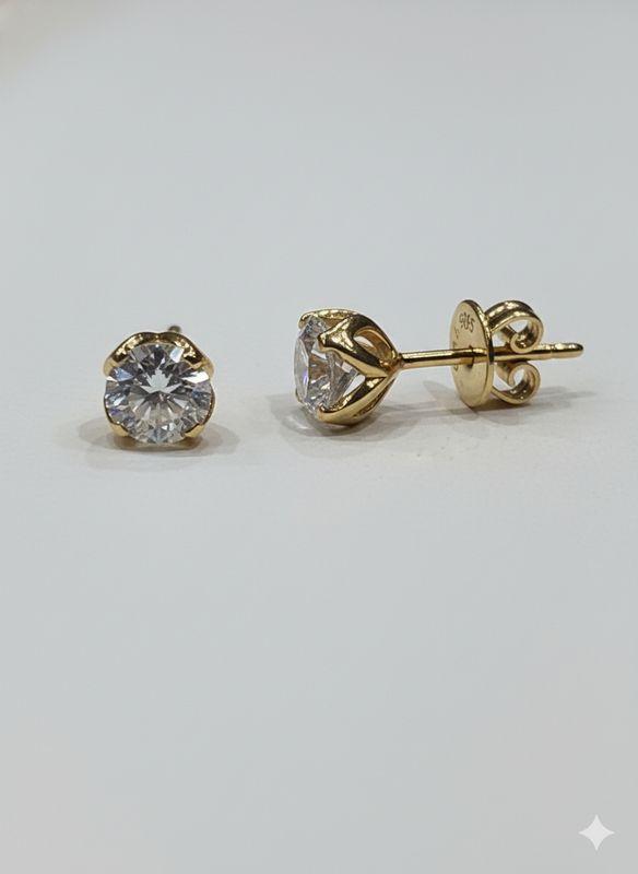 1.05CT LAB-GROWN ROUND D/VVS-VS