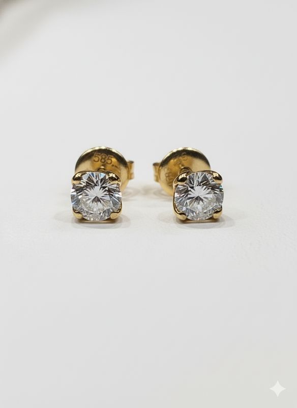 0.69CT LAB-GROWN ROUND D/VVS-VS