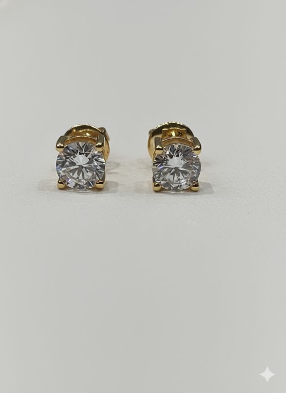 1.02CT LAB-GROWN ROUND D/VVS-VS