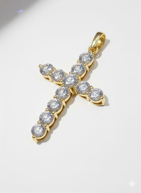 3.58CT LAB-GROWN CROSS