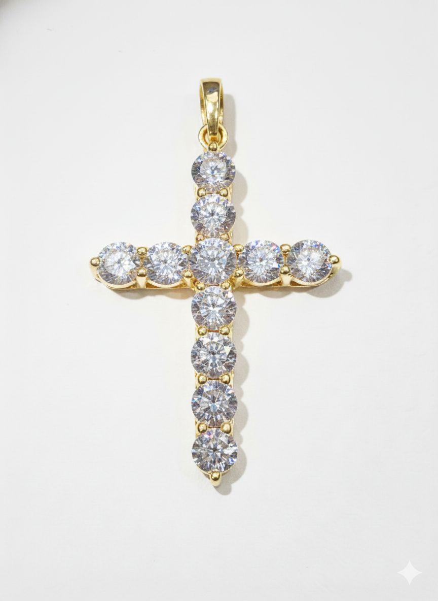 3.58CT LAB-GROWN CROSS