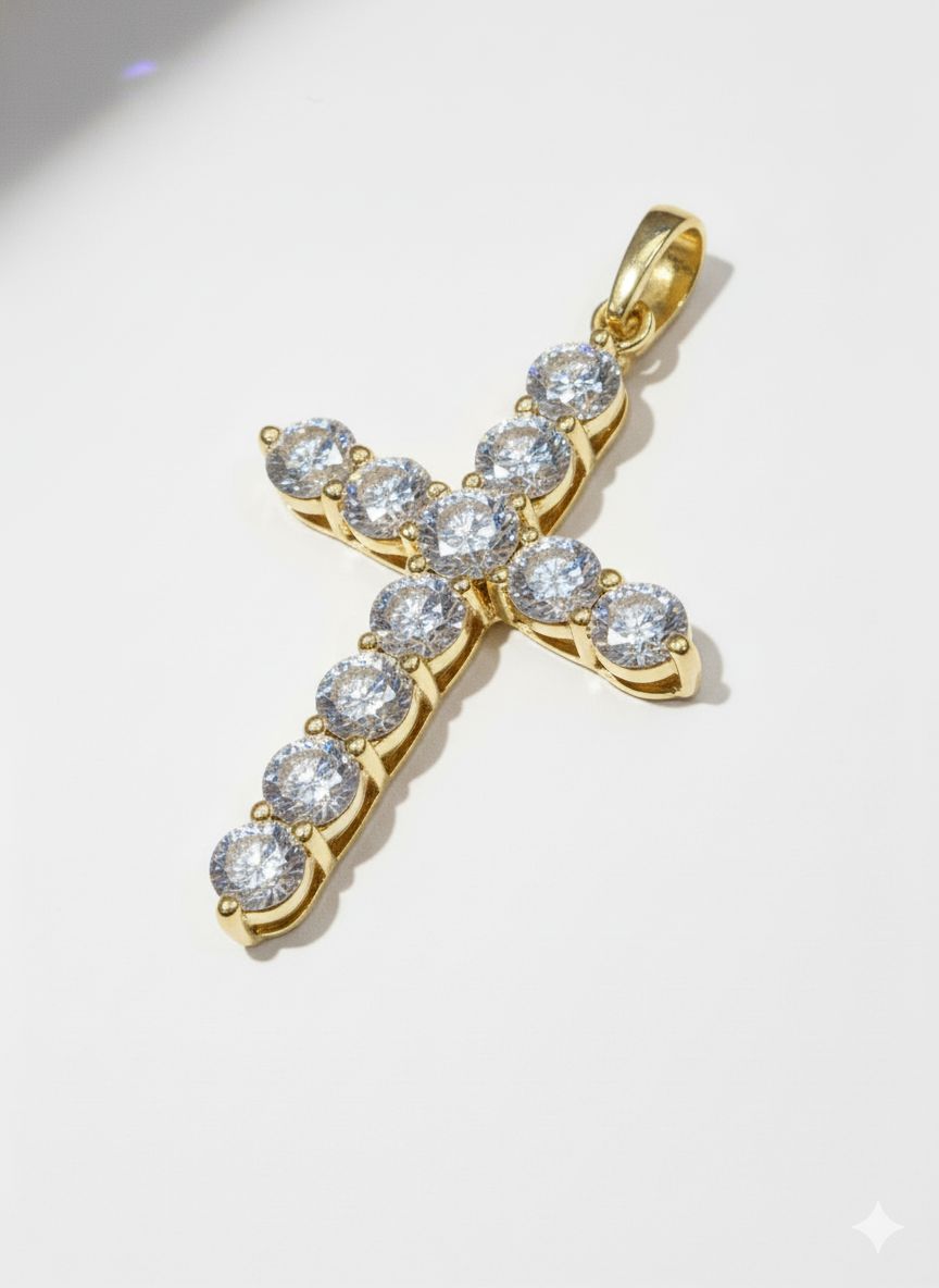 5.78CT LAB-GROWN CROSS