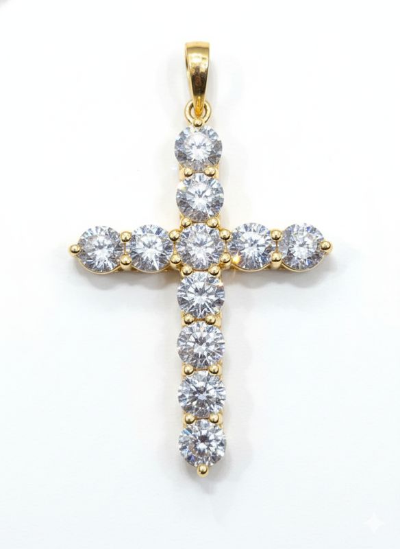5.78CT LAB-GROWN CROSS