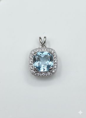 Blue Topaz Pendant