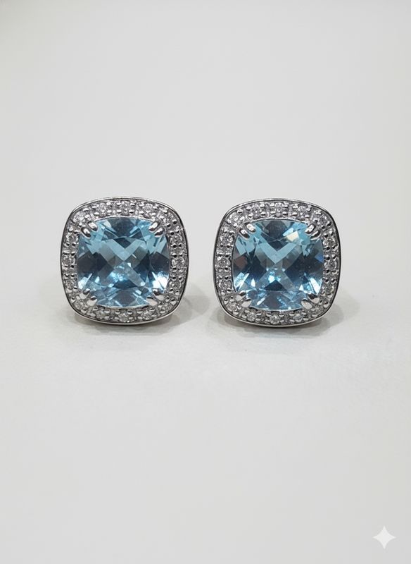 2.54CT NATURAL-GROWN BLUE TOPAZ SET