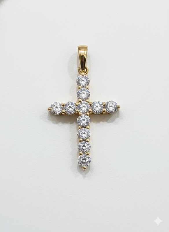 1.16CT LAB-GROWN CROSS