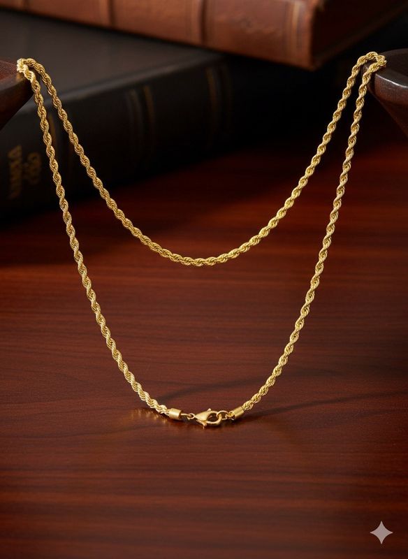 YELLOW GOLD 18K ROPE CHAIN