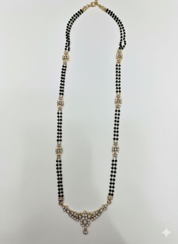 2.02CT NATURAL-GROWN MANGALSUTRA G-H/VS-SI
