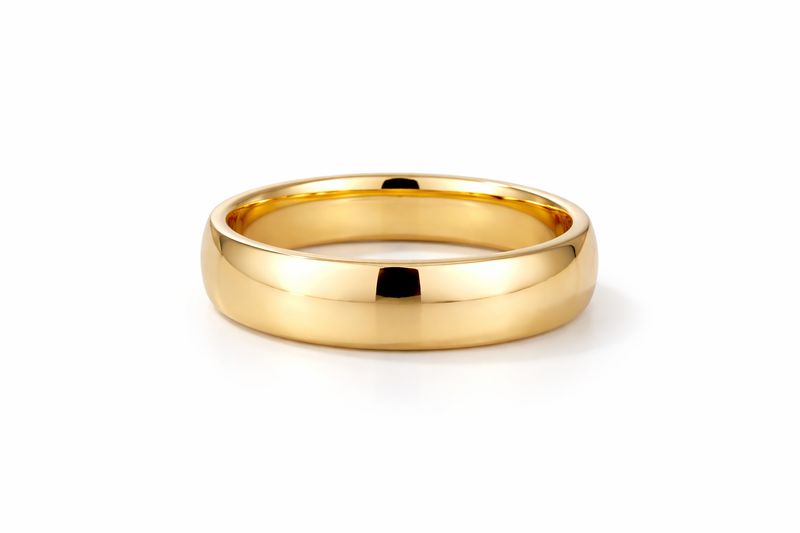 6.30MM 14K YELLOW GOLD BAND
