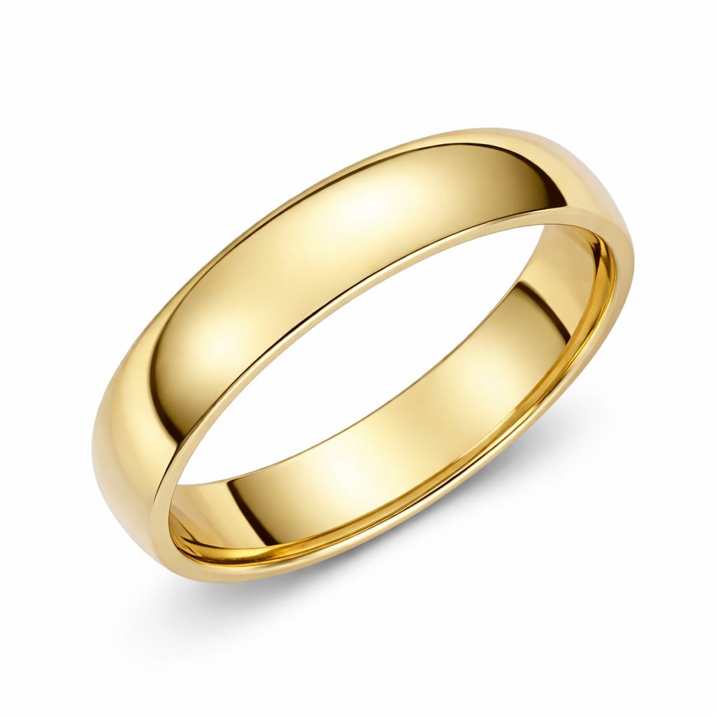 5.35MM 14K YELLOW GOLD BAND