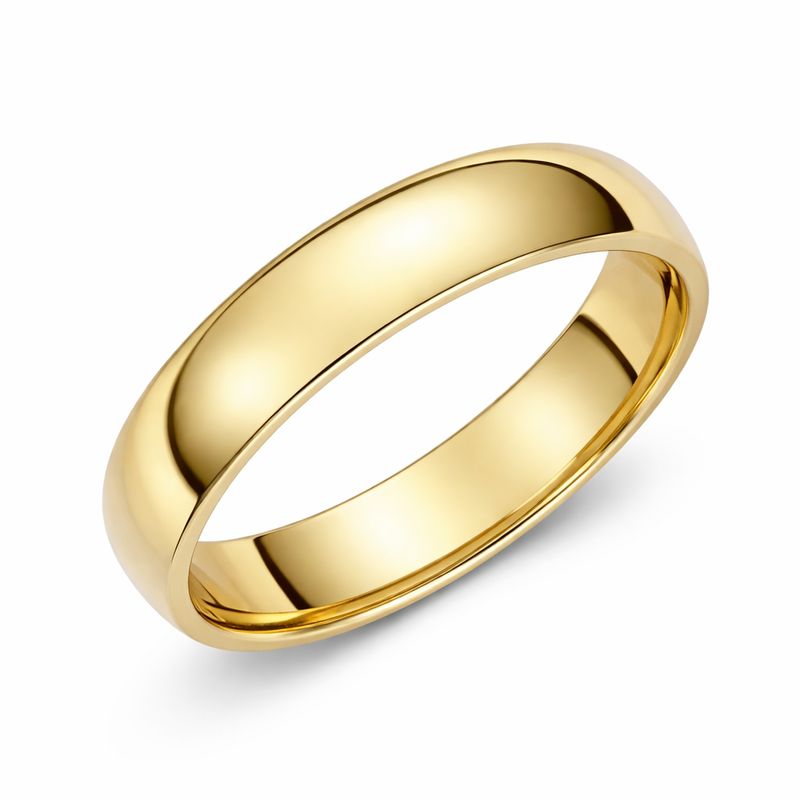 5.35MM 14K YELLOW GOLD BAND