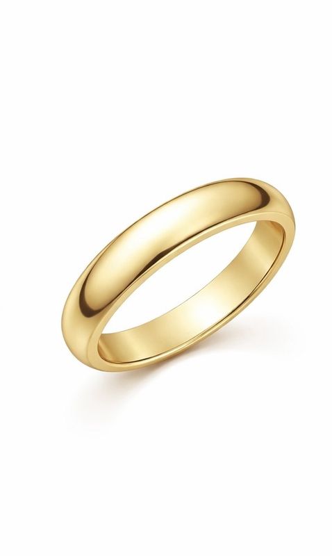 4.35 MM 14K YELLOW GOLD BAND