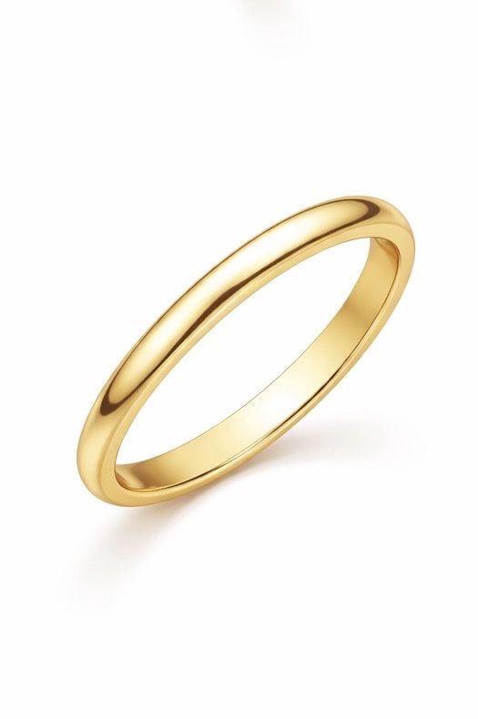 2.40MM 14K YELLOW GOLD BAND