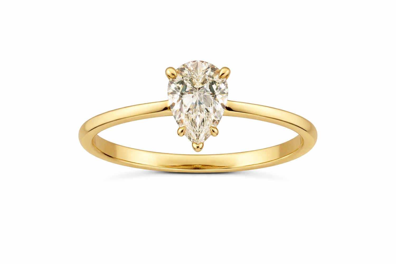 2.61CT LAB-GROWN PEAR F/VVS2