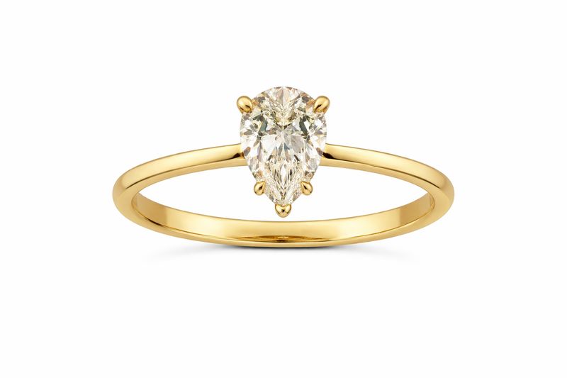 2.61CT LAB-GROWN PEAR F/VVS2