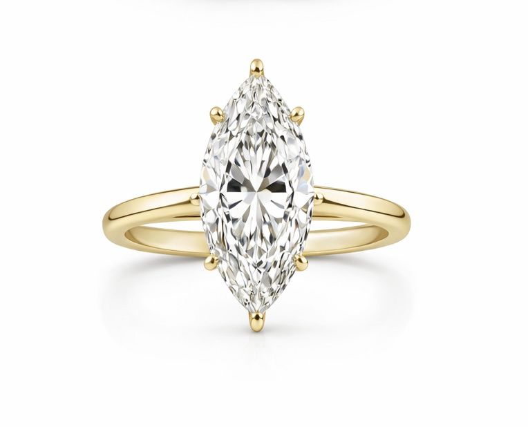 3.08CT LAB-GROWN MARQUISE F/VVS2