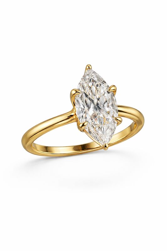 2.08CT LAB-GROWN MARQUISE F/VVS2